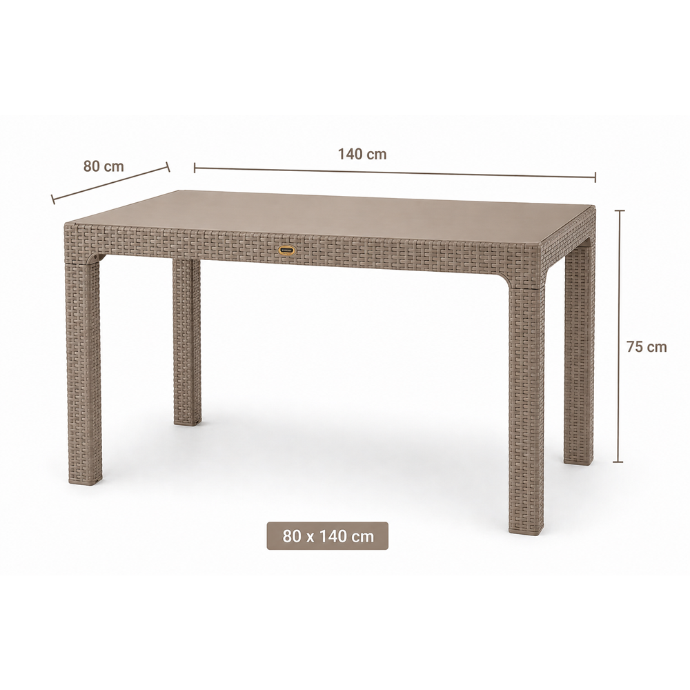 80*140 CAMLI RATTAN MASA