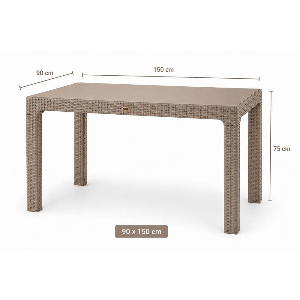 90*150 CAMLI RATTAN MASA