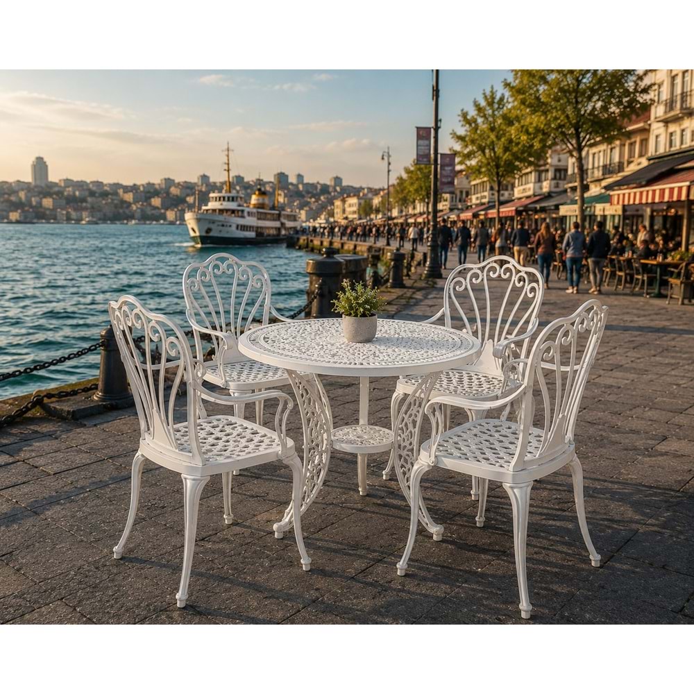 İSTANBUL 4 SANDALYELİ MASA TAKIMI