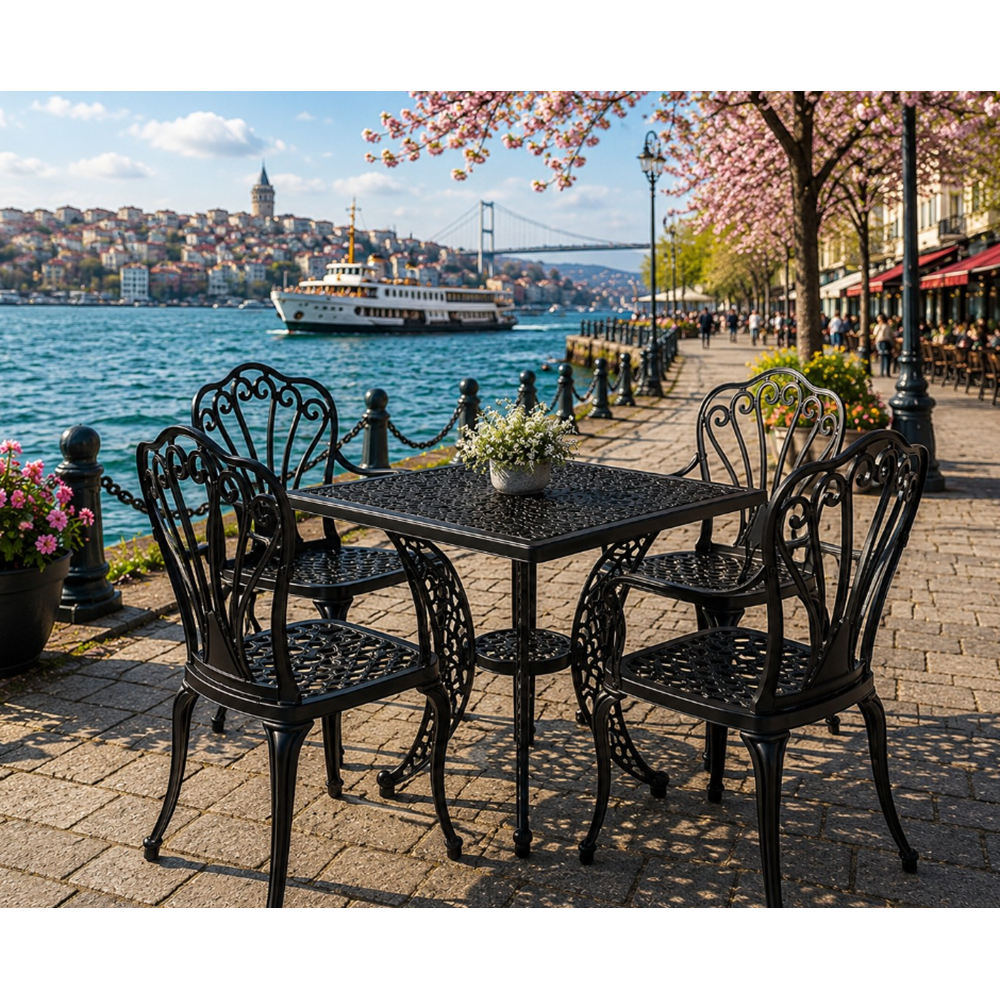 İSTANBUL 4 SANDALYELİ MASA TAKIMI