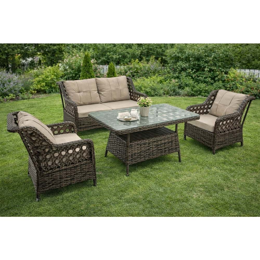 RATTAN ÖRME 2 ' Lİ BAHÇE TAKIMI