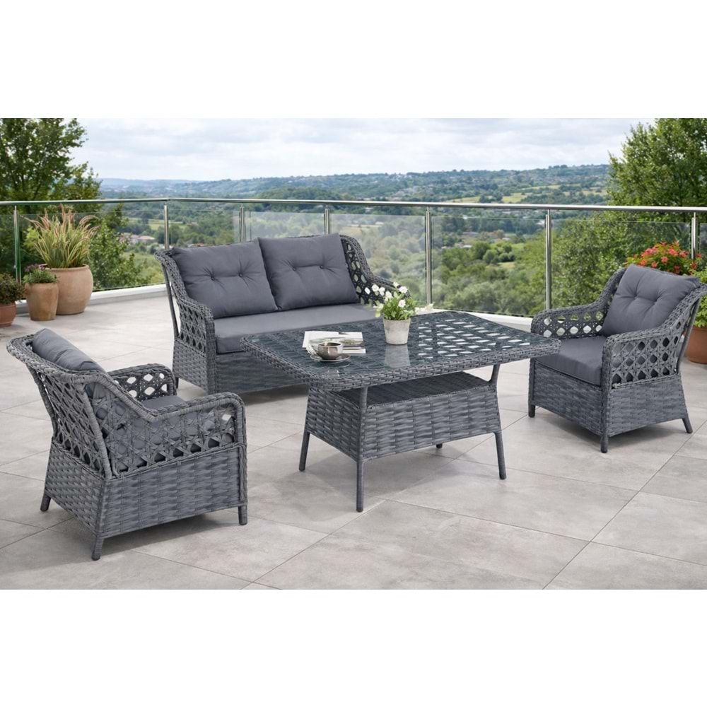 RATTAN ÖRME 2 ' Lİ BAHÇE TAKIMI