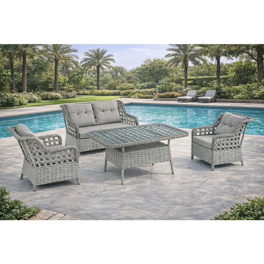 RATTAN ÖRME 2 ' Lİ BAHÇE TAKIMI