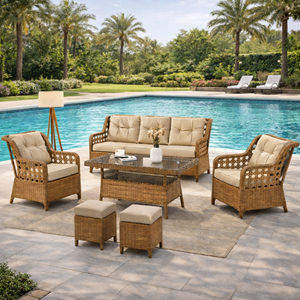 RATTAN ÖRME 3 ' LÜ BAHÇE TAKIMI