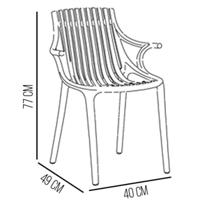 MONACCO KOLLU SANDALYE ( 12 ADET )