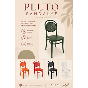 PLUTO SANDALYE ( 10 ADET )