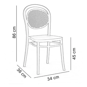 PLUTO SANDALYE ( 10 ADET )
