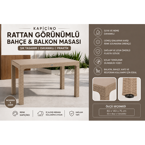 80*140 CAMLI RATTAN MASA