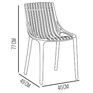 MONACCO KOLSUZ SANDALYE ( 12 ADET )